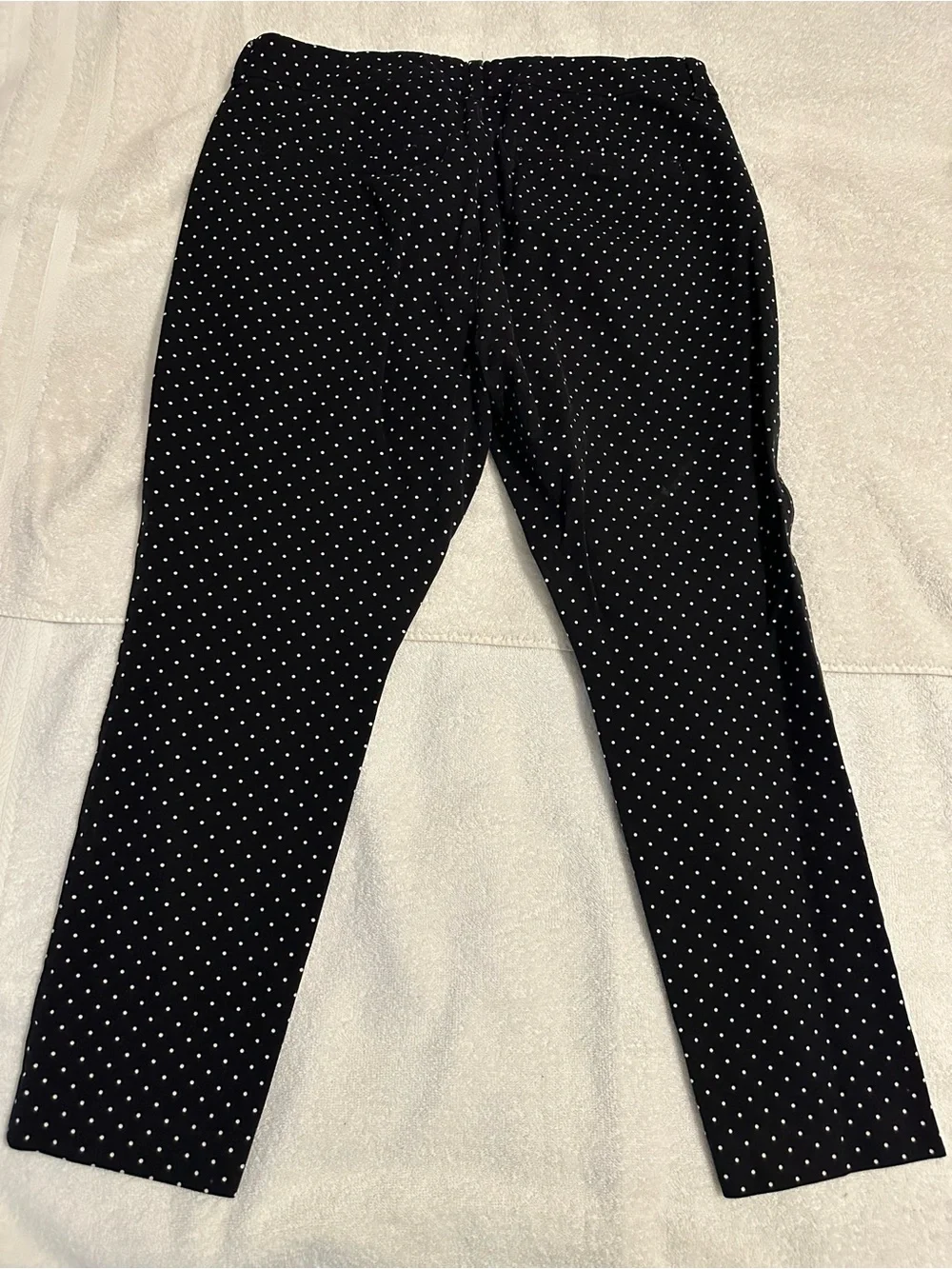 Black Polka Dress Pants